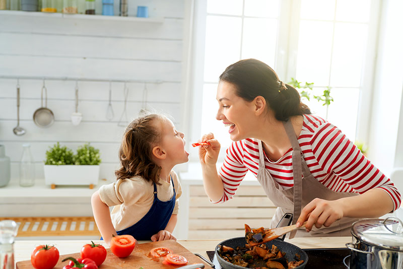 Safely use water while cooking