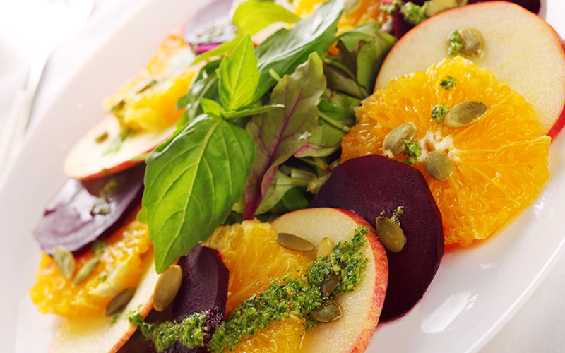 Beet. Orange and Apple Salad Recipe